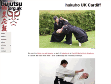 Tablet Screenshot of bujutsu.org.uk